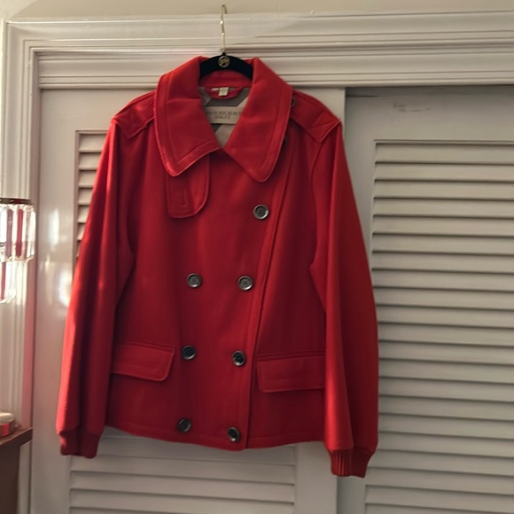 DRASTICALLY REDUCED - Burberry Brit Wool Bomber Jacket - Picture 1 of 13